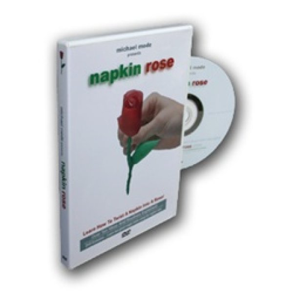 画像1: ＜ほぼ新品＞バラをナプキンで作りオシャレなマジックを「NAPKIN ROSE」 (1)