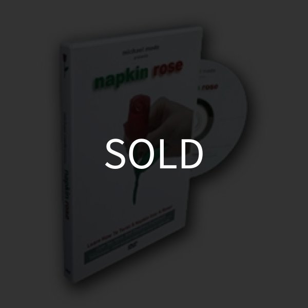 画像1: ＜ほぼ新品＞バラをナプキンで作りオシャレなマジックを「NAPKIN ROSE」 (1)