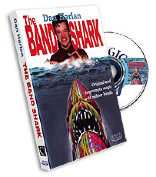 画像1: ＜ほぼ新品＞字幕付き・ 変わった輪ゴムネタ多し 「BAND SHARK」 (1)