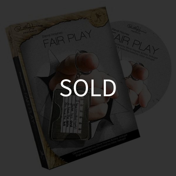 画像1: ＜ほぼ新品＞キーホルダーで簡単フリーチョイス・プロ仕様の3つの予言「FAIR PLAY」 (1)