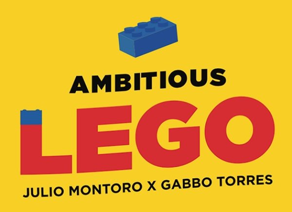 画像1: ＜ほぼ新品＞レゴのブロックでビジュアルネタ「AMBITIOUS LEGO」 (1)