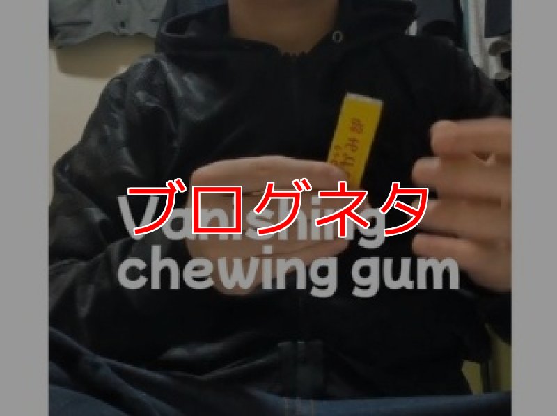 画像1: ブログ「バニシングチューイングガム」 (1)