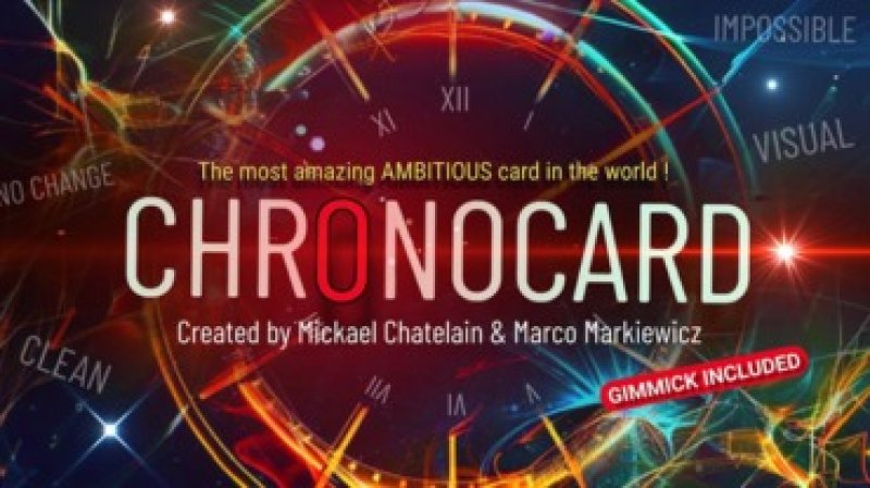 画像1: <ほぼ新品>トランプ裏にサインしたカードがアンビシャス「CHRONO CARD」 (1)