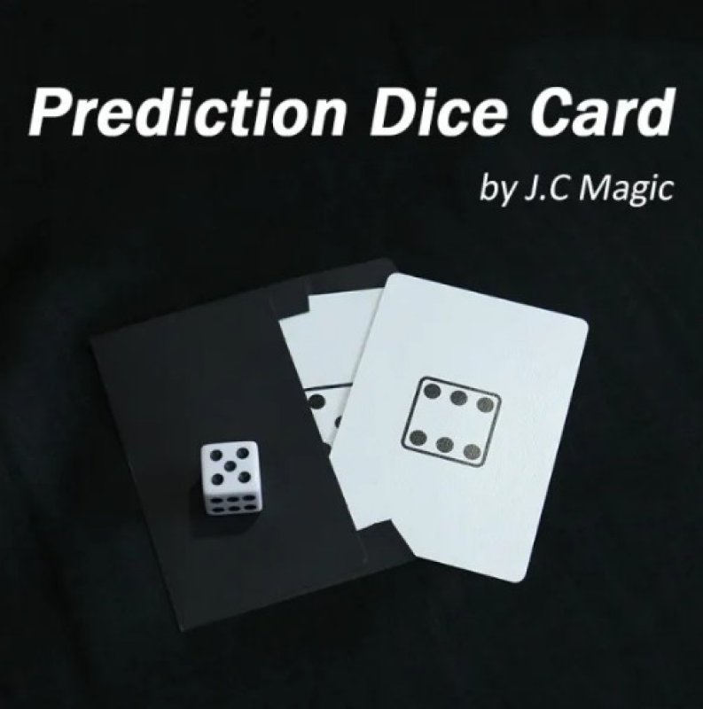 画像1: <ほぼ新品>簡単系トランプにサイコロの目が予言「PREDICTION DICE CARD」 (1)