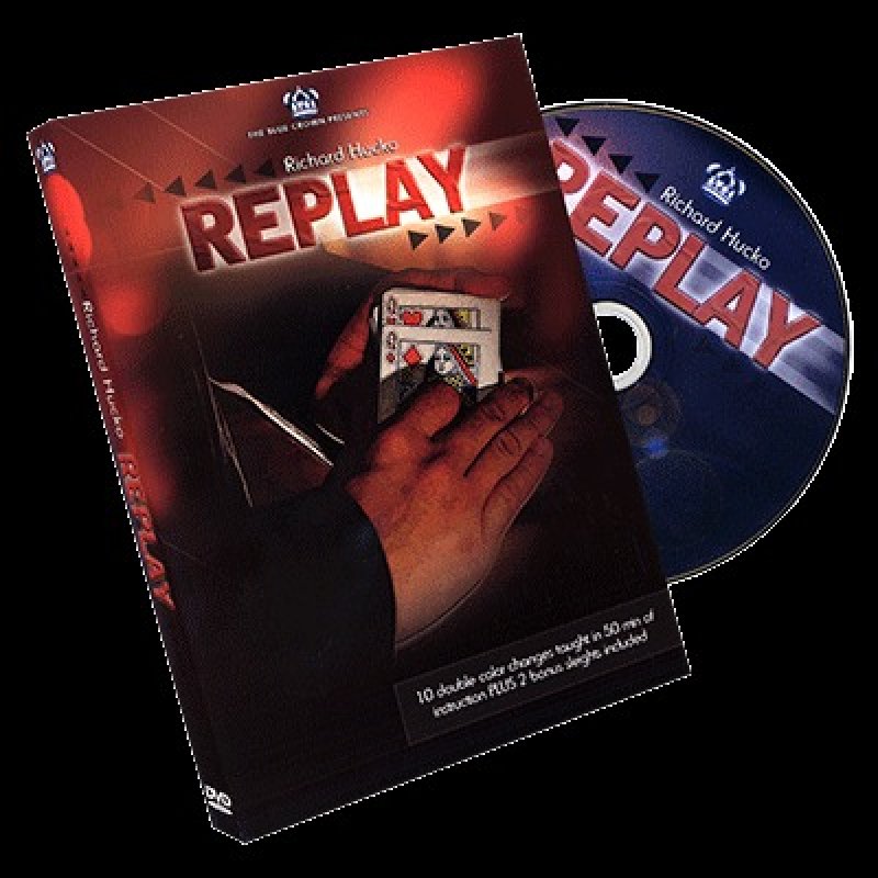 画像1: ㌽+＜ほぼ新品＞あるようでなかった2枚同時のトランプの変化ばかり10個「REPLAY」 (1)