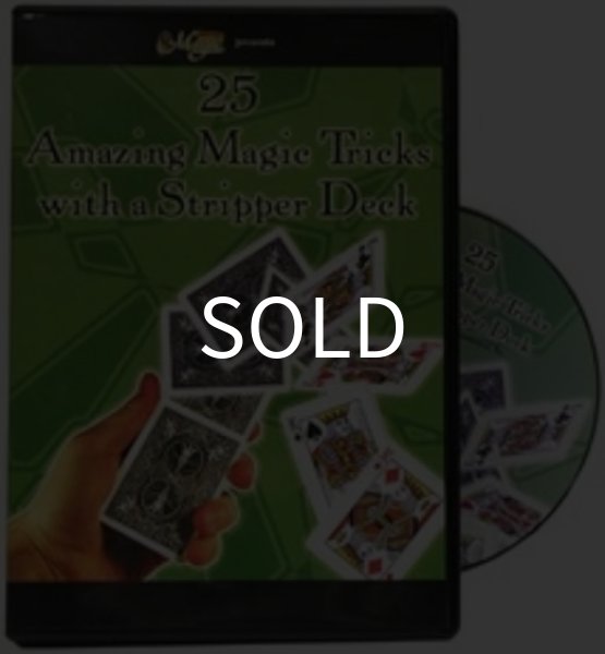 画像1: ＜ほぼ新品＞台形のアレ「25 AMAZING MAGIC TRICKS WITH STRIPPER DECK」 (1)