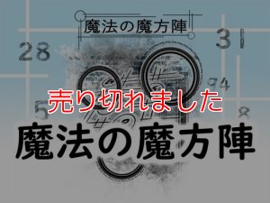 画像1: ＜ほぼ新品＞紀良京佑「魔法の魔法陣」 (1)