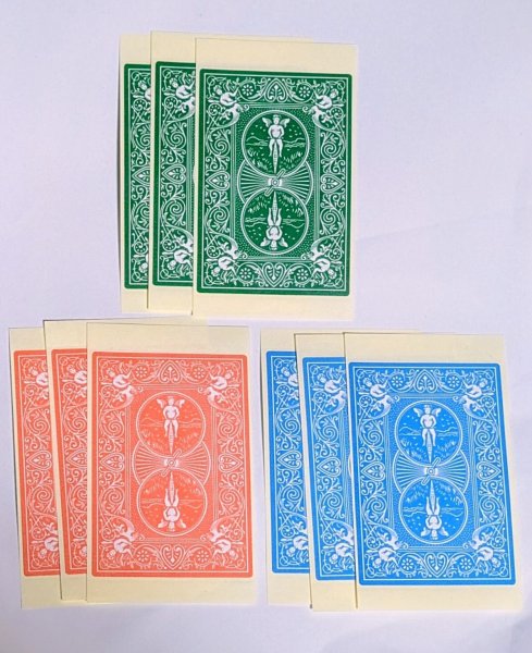 画像1:  色々使える 「バイシクル裏シールセット」 (1)