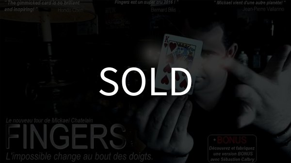 画像1: ＜ほぼ新品＞字幕付き・ とても綺麗にカラーチェンジ 「FINGERS」 (1)