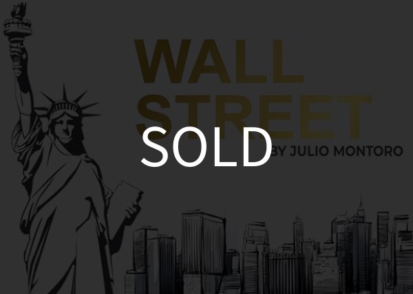 画像1: ＜絶版？＞字幕・ 折りたたまず複数回ワンハンドビジュアルチェンジ 「WALL STREET」 (1)