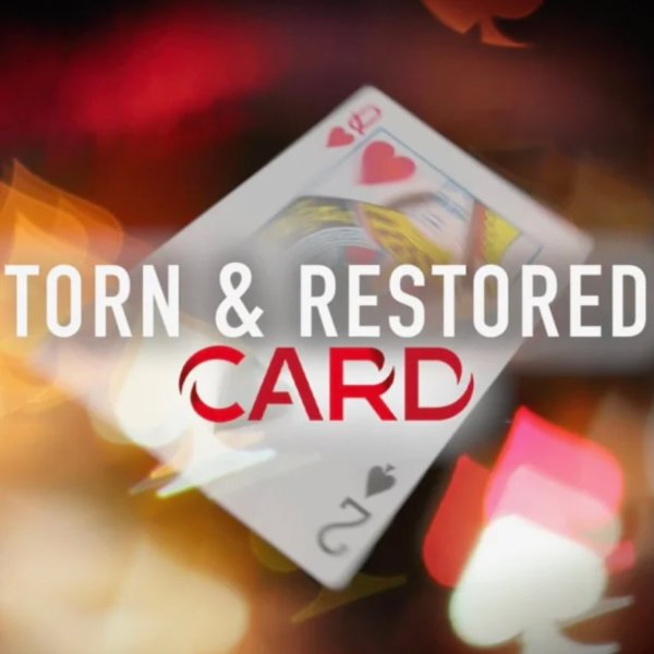 画像1: ＜ほぼ新品＞字幕付き・ ほぼ技術不要のトランプ復活 「TORN&RESTORED CARD」 (1)