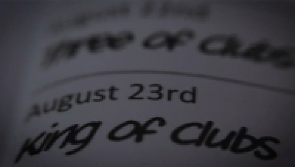 画像2: ＜ほぼ新品＞字幕・ 手帳 に選んだトランプを予言「GORDON DIARY」 (2)