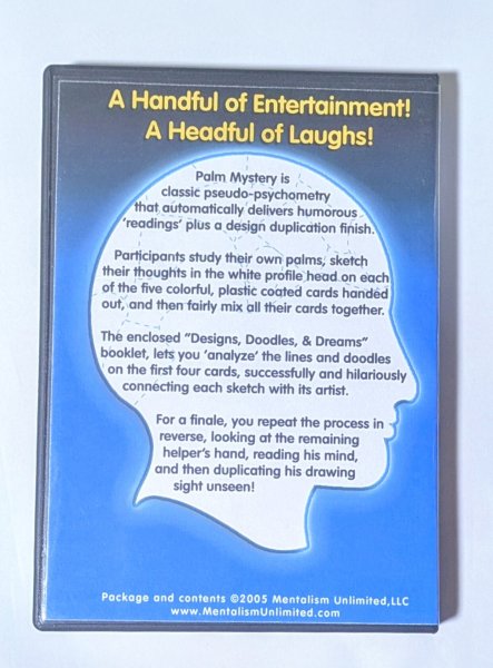 画像2: ＜ほぼ新品＞字幕・ 手相 とマインドリーディング「PALM MYSTERY」 (2)
