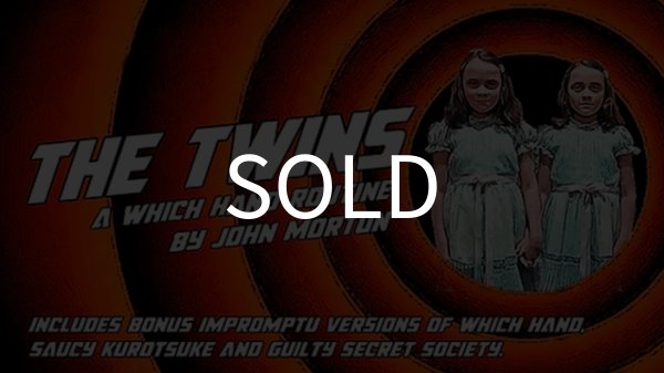 画像1: ＜ほぼ新品＞字幕・ ハイパーおてがる簡単メカなし 手の中の物当て「THE TWINS」 (1)