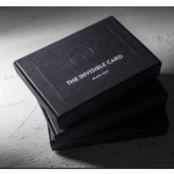 画像1: ㌽+＜ほぼ新品＞字幕・ 曰く付き 透明4つ折りトランプ「THE INVISIBLE CARD」 (1)