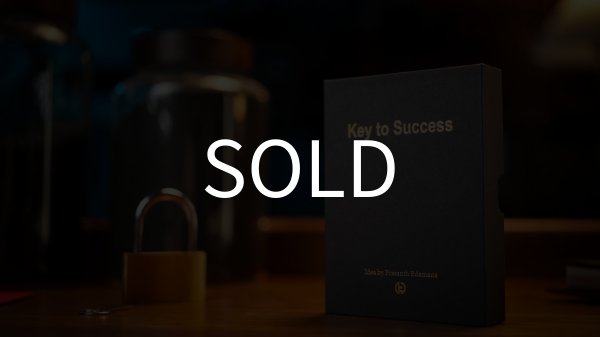 画像1: ＜ほぼ新品＞字幕・ 案外ない鍵のナンバーも予言 「KEY TO SUCCESS」 (1)