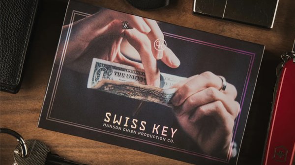 画像1: ＜ほぼ新品＞字幕・ アレやあの構造と違う 鍵とお札の貫通「SWISS KEY」 (1)