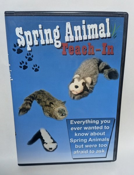 画像1: ＜ほぼ新品＞字幕・ ラクーンアニマル解説 「SPRING ANIMAL TEACH IN」 (1)