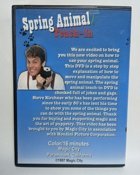 画像2: ＜ほぼ新品＞字幕・ ラクーンアニマル解説 「SPRING ANIMAL TEACH IN」 (2)
