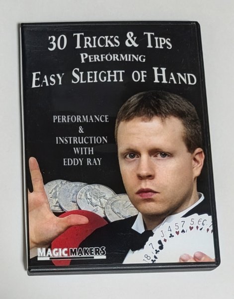 画像1: ＜絶版？＞字幕・ 基本スライハンド詰め合わせ 「30 TRICKS&TIPS EASY SLEIGHT OF HAND」 (1)