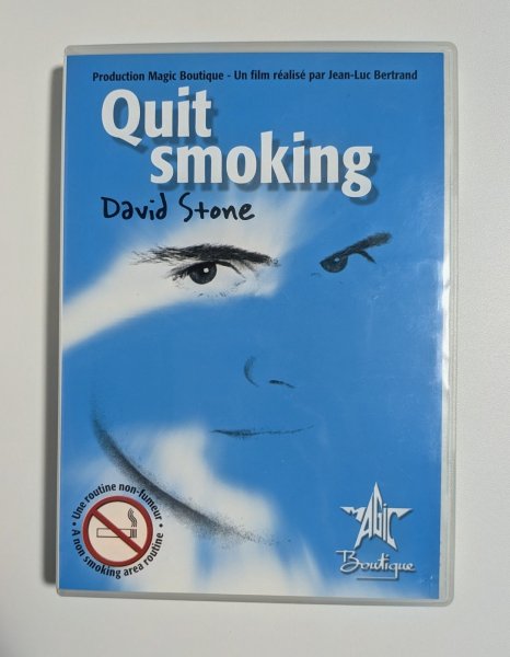 画像1: ＜絶版＞字幕・ストロー+火を使わないタバコネタ「QUIT SMOKING」 (1)