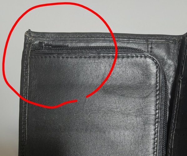 画像5: ＜わけあり＞Vernet製「Le Paul Wallet」 (5)