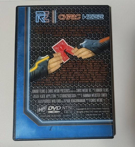 画像2: ＜ほぼ新品＞超字幕・面白系・トランプ4つに切ったのが復活「RE」 (2)
