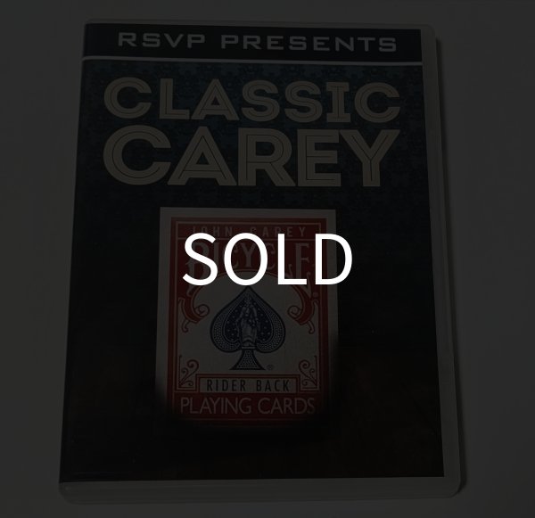 画像1: ＜ほぼ新品＞超字幕・クラシックトランプマジック好きに「CALASSIC CAREY」 (1)