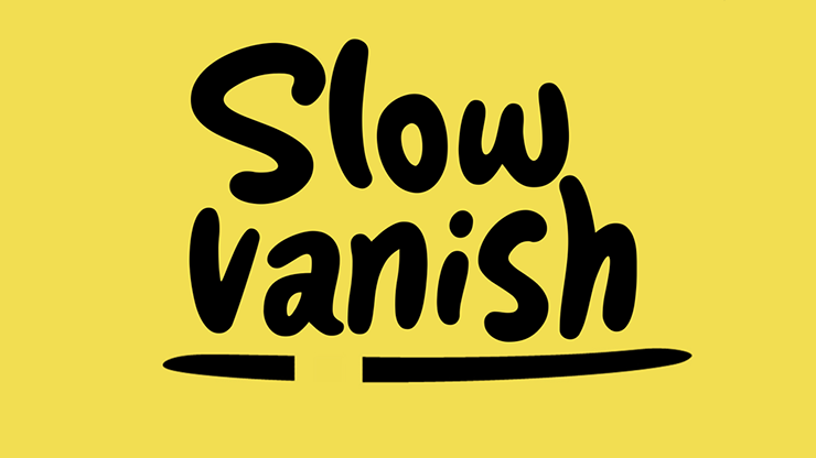 ＜ほぼ新品＞字が消える「SLOW VANISH」